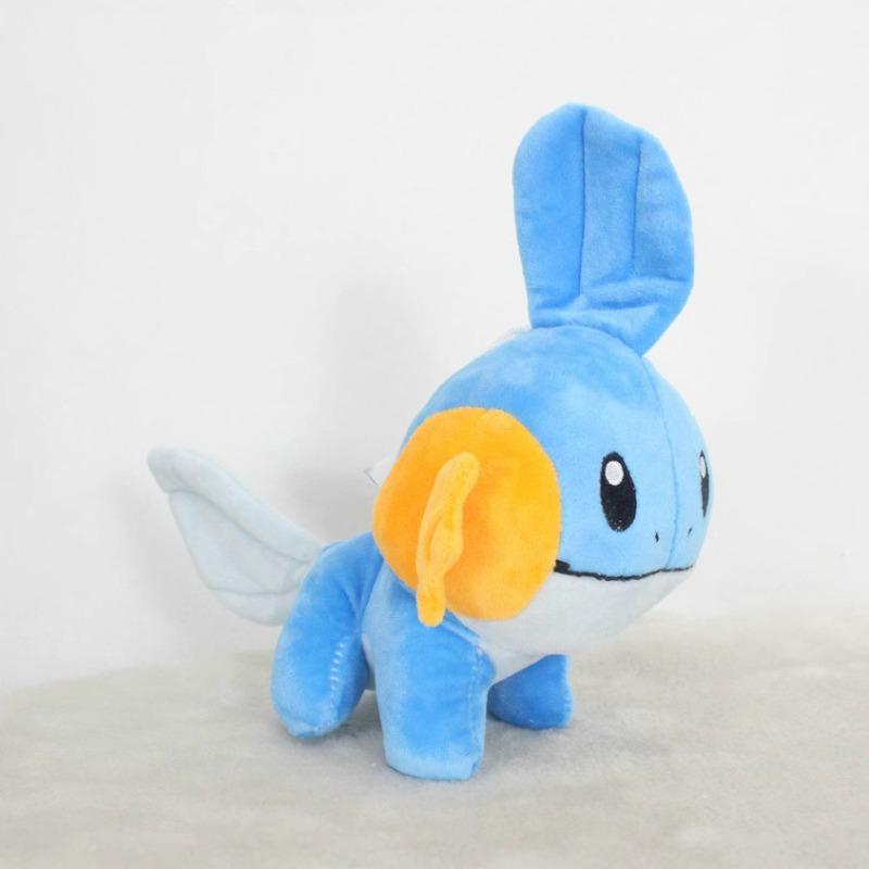 23/30cm Mudkip Anime Soft Stuffed Plush Doll Cartoon Fish Boys Birthday Gift Home Decoration Throw Pillow Plush Toys