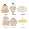 Chandelier Lamp Shade Nordic Style Paper Lantern Shade Creative Folding Pendant Light Shade for Living Room Decor