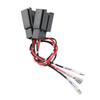 Pair 12V 3A 10W Car Door Speaker Wiring Harness Adapter with Plug