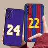 Модный чехол для телефона с номером из джерси Для Motorola G85 Edge 50 G24 G35 G14 G04 40 G72 G34 G G54 G13 G32 5G Черный