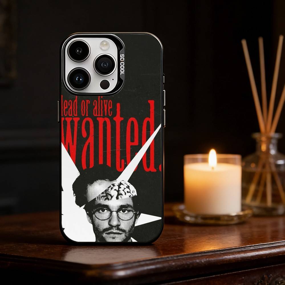 Чехол для телефона Ганнибал Уилл Грэм для iPhone 17 16 15 14 13 12 11 Pro Max Plus Серебристый Матовый Черный Чехол