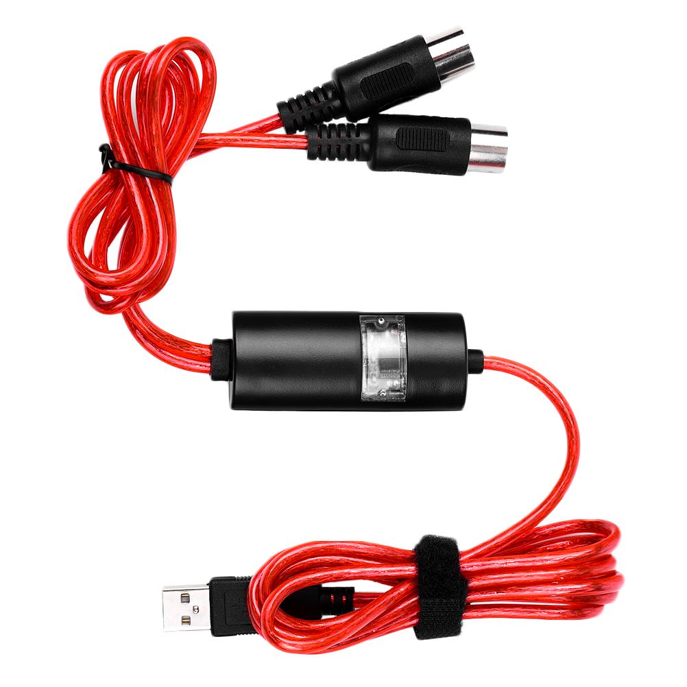 USB In-Out Midi кабель-конвертер ПК в музыкальную клавиатуру адаптер шнур