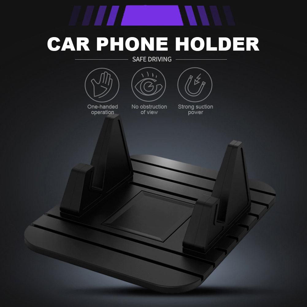 Противоскользящий коврик для приборной панели автомобиля, противоскользящая подставка для телефона в машину, держатель GPS-навигатора, подставка для сотового телефона, коврик для автомобильных запчастей