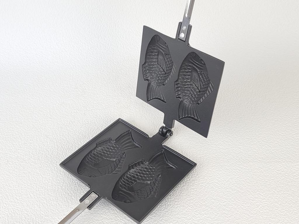 Посуда Iwachu Iwachu Taiyaki, черная, запеченная, 12 x Для открытого огня Nambu Tekki 24030, черная, размер Taiyaki, 12 x (Тай 6.5см) 6.5cm