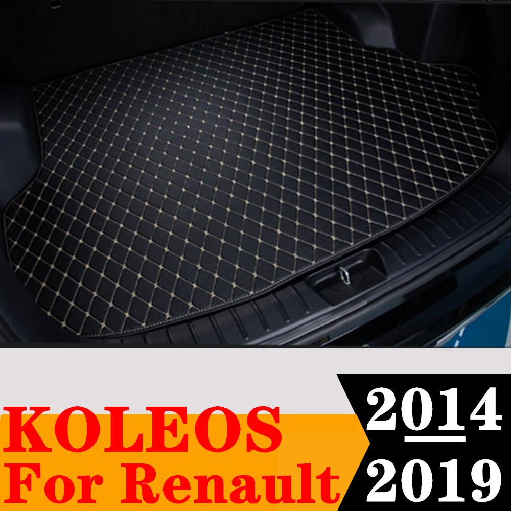 Sinjayer автомобильный коврик для багажника, всепогодный багажник, коврик для багажа, ковер с плоской боковой крышкой, подходит для Renault Koleos