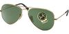 Ray-Ban Aviator Classic Sunglasses RB3025 181 62 (Gold / Green Classic G-15)