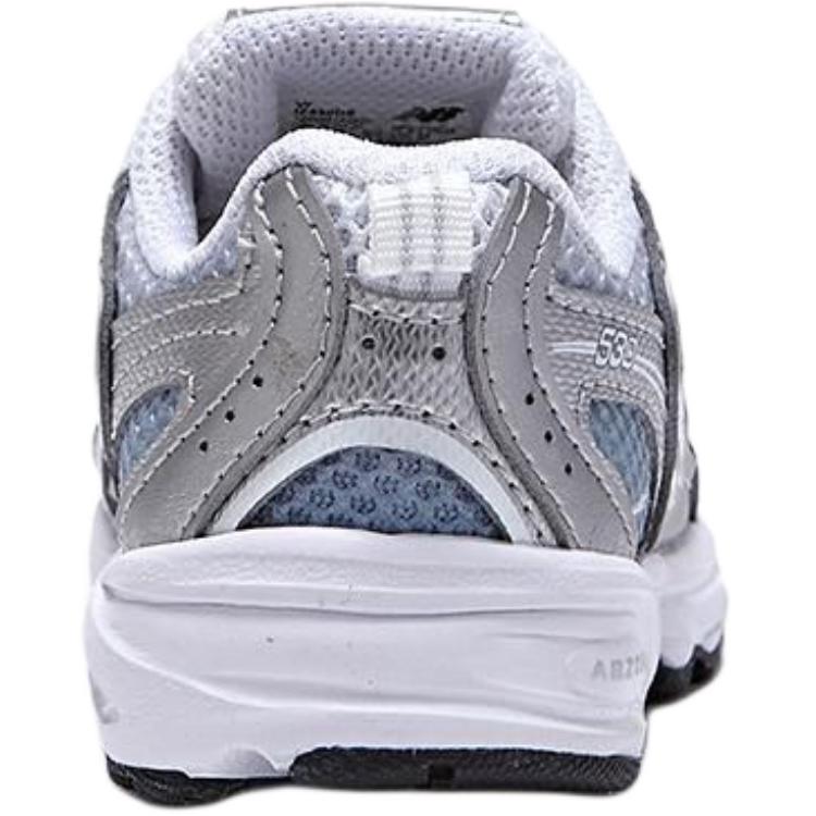 New Balance Nb 530 Удобные Мягкие Низкие Кроссовки для Ходьбы Детская Обувь Серебристый IZ530DS