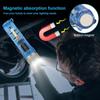 Multi-mode Mini LED Flashlight TYPE-C Fast Charge Waterproof Fluorescent Belt Clip Warning Camping Magnetic Flashlight