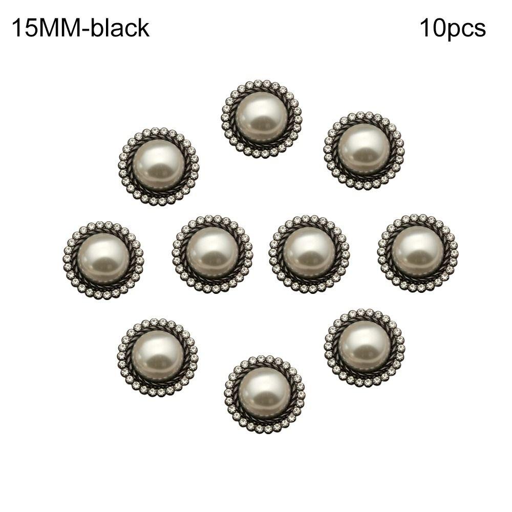 Handmade Needlework DIY Shiny Rhinestone Sewing Accessories Shirt Buttons Pearl Clothing Buttons