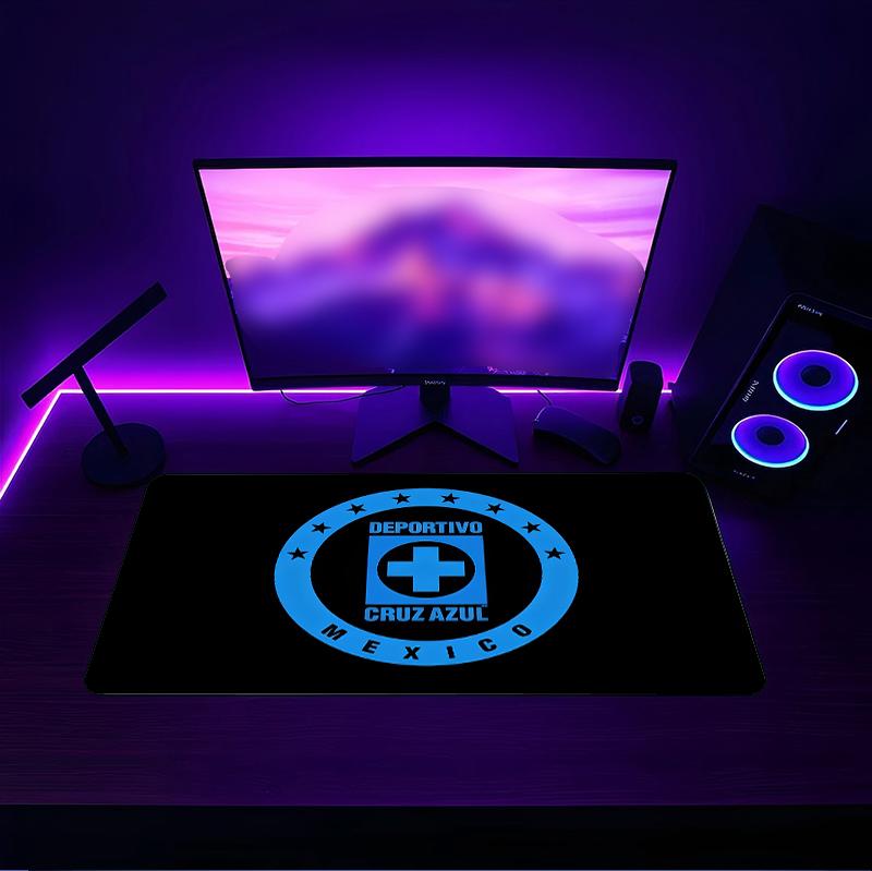 Azul Mouse pad with a non slip rubber base suitable for home offices and an ideal gift for gamers