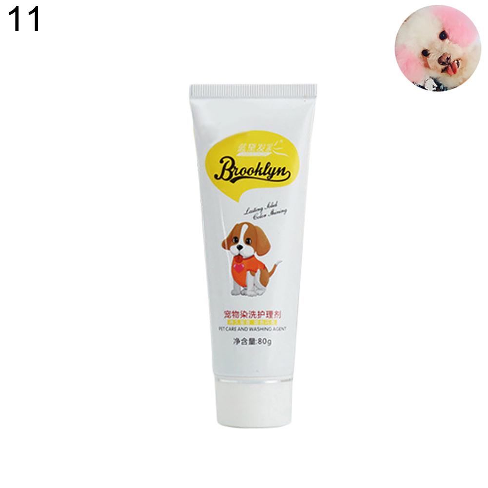 Нетоксичная краска для шерсти питомцев для собак и кошек - 80 г, временная и смываемая