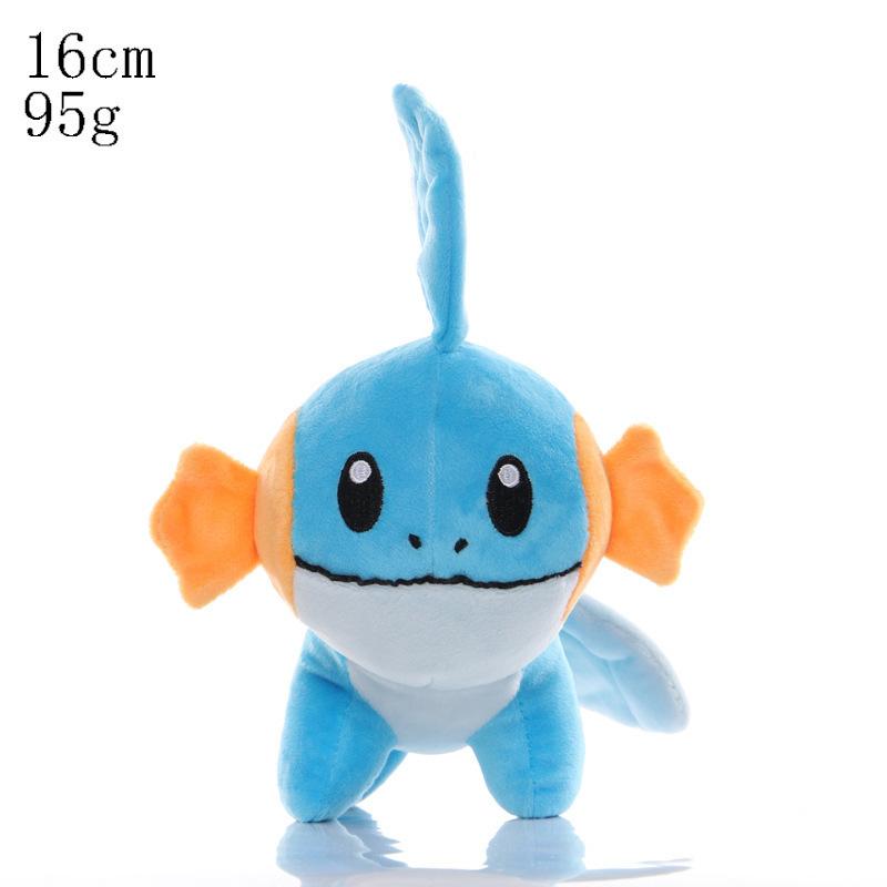 Kawaii Plush Keychain Charmander Bulbasaur Mew Soft Stuffed Pendant Bag Charm Anime Toy for Kids Fans Collectible Gifts