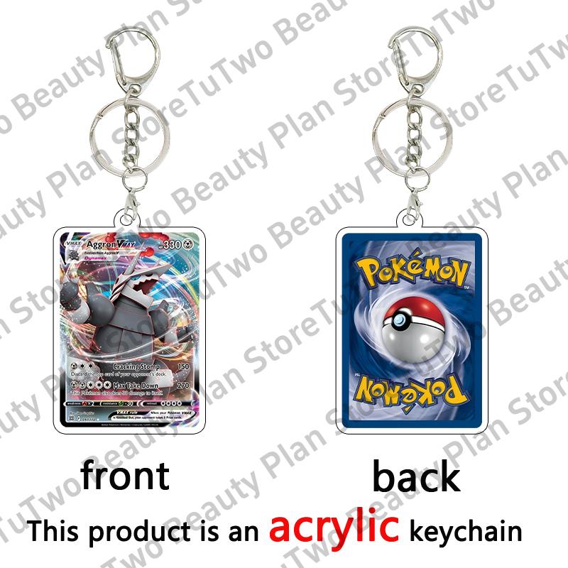 Anime Cartoon Venusaur Bulbasaur Charizard Mewtwo Pocket Monsters Acrylic Keychain Accessories Pendant Key Ring Charm Gifts Toys