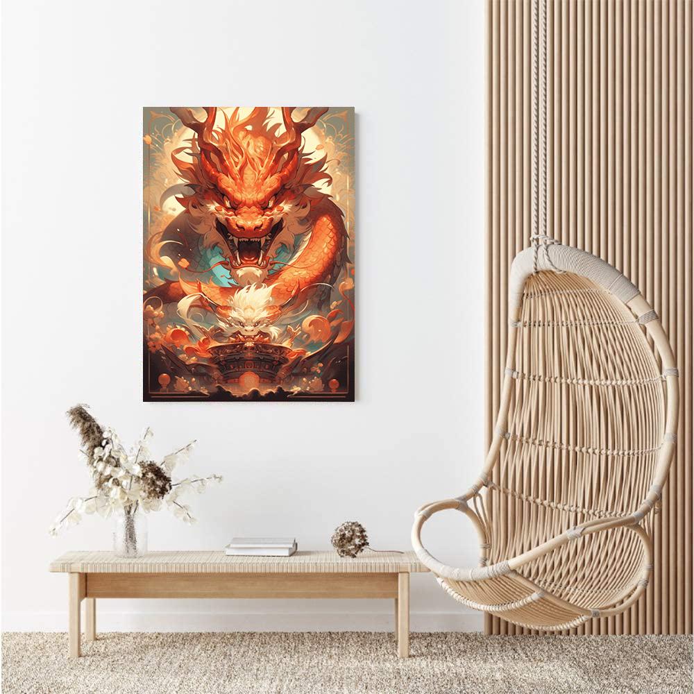 DIY алмазная живопись ревущий дракон комплект для вышивки крестом мозаика искусство алмазная живопись полный круг/квадратный алмаз украшение дома