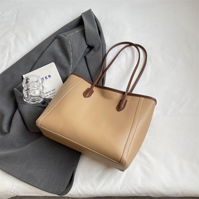 Женская универсальная сумка-тоут большой вместимости - Весенне-летняя сумка через плечо 2025 года для работы и поездок