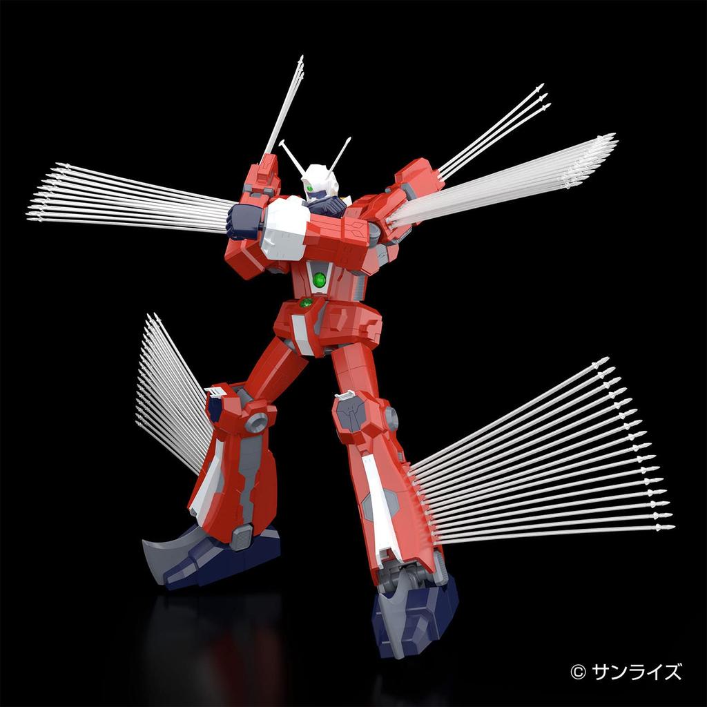 Aoshima Bunka Kyozai Space Runaway approximately 24cm plastic model kit Ideon, 1/450 scale, tall, pre-colored DI-01