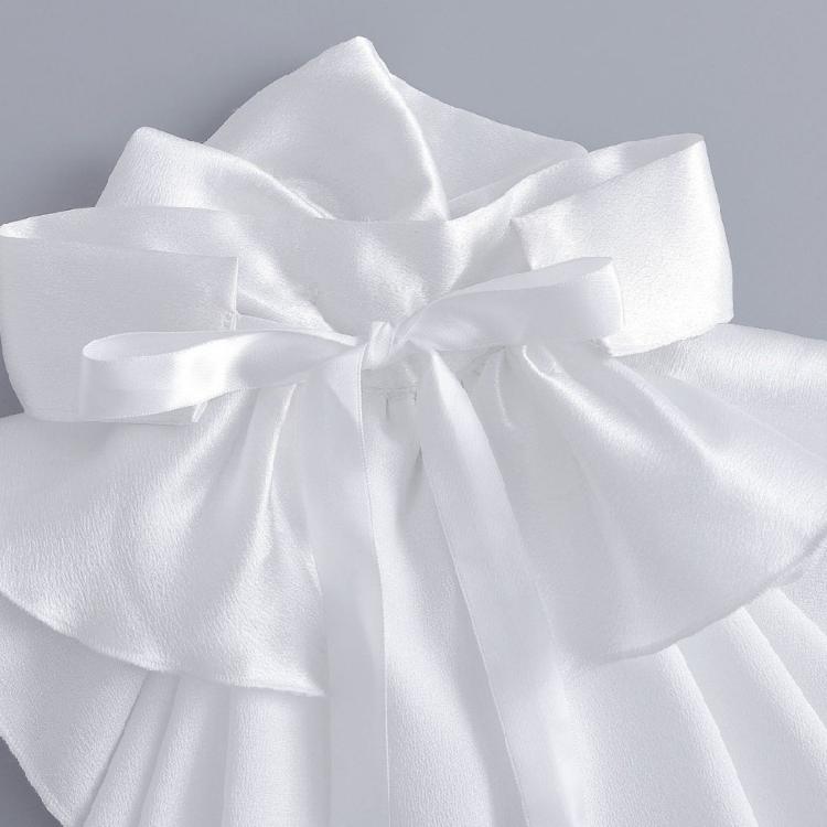 Кружевной жабо с драпировкой, колье для женщин, для формального случая, свитер, блузка, костюмный воротник, декоративный аксессуар