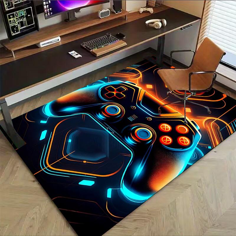 1PC Gamepad Extra Large Non-Slip Floor carpet, Office, family, bedroom, Studio - Large Area Rug,Longlasting Material-K0326