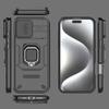 Для iPhone 16 Pro Max Чехол Для iPhone 16 Pro Чехол Объектив Раздвижной Защитный Экран Броня Ударопрочный Держатель Магнитный Бампер