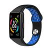 Dual Color Silicone Watch Band Wrist Strap for Huawei Band 6/Honor Band 6
