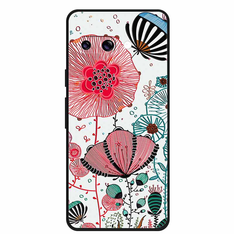 Чехол для Google Pixel 10a 3D Рельефный Цветок Тиснение Мягкий Силикон Funda Google Pixel 10a 5G 3D Мультяшный Корпус Pixel10a 3D Рельеф