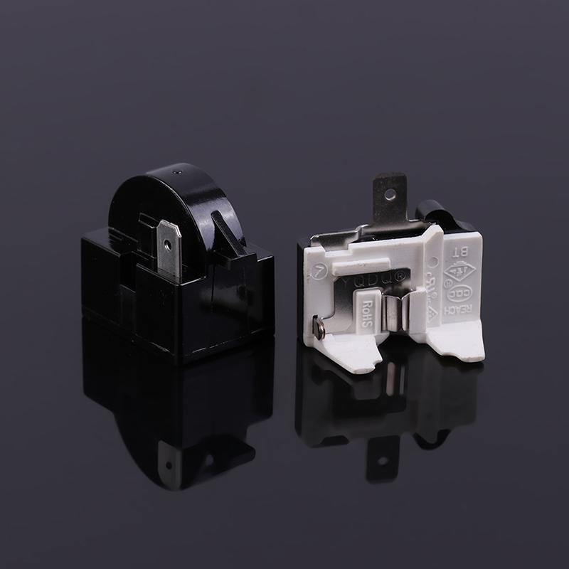 2Pcs Qp2-4.7 Ptc Starter Relay 1 Pin Refrigerator Starter Relay And 6750C-0005P Refrigerator Overload Protector