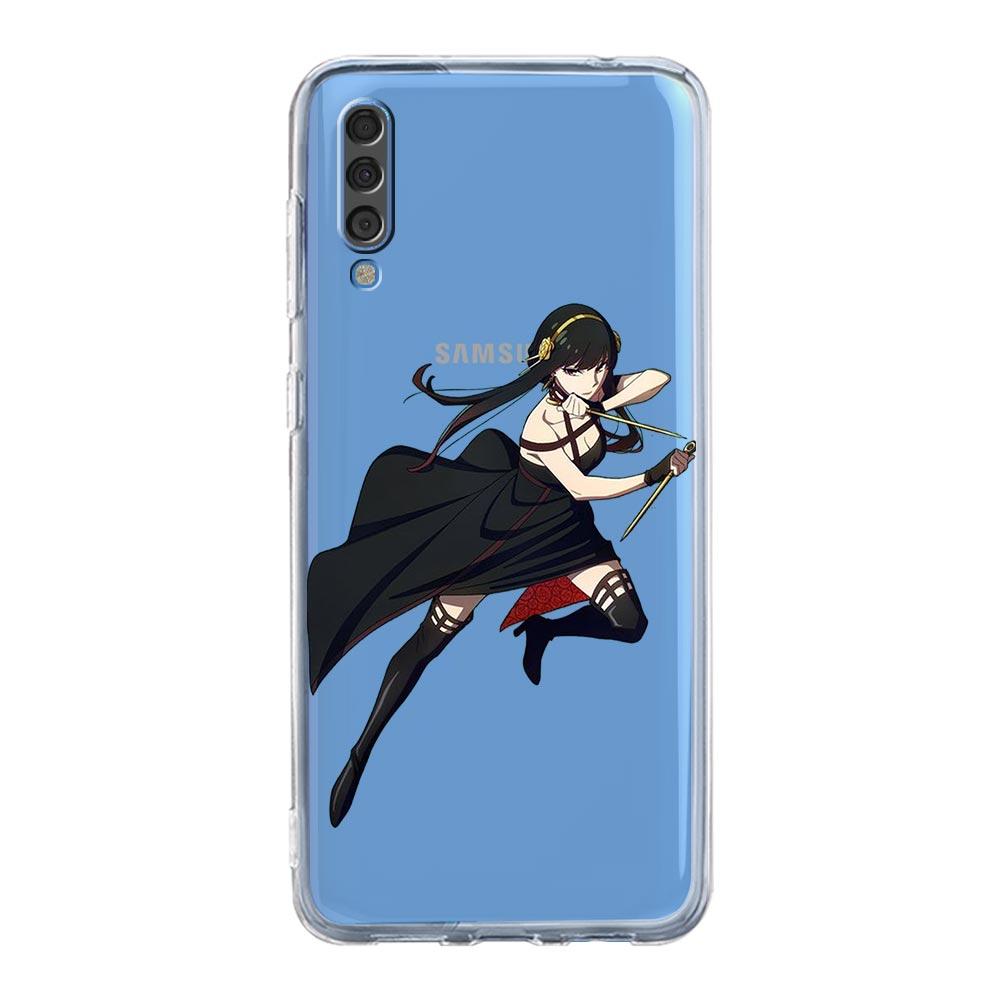 Чехол для телефона Spy x Family Anya Forger с аниме для Samsung Galaxy A50 A70 A30 A40 A20E A10 A10S A20S A02 A04s A12 A22 A32 A52S A72 5G