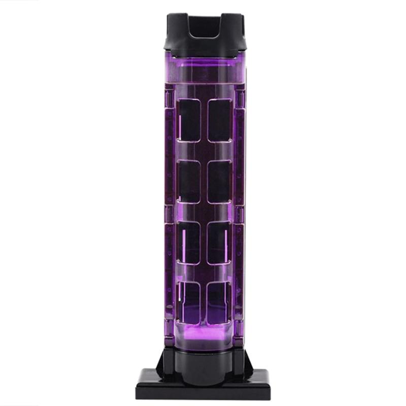 Fishing Box Rod Holder, Adjustable Height Fishing Box Rod Support Fishing Box Rod Barrels Holder Stand Support with Base