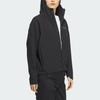 adidas Женская ветрозащитная куртка Terrex с капюшоном из мягкой ткани с начесом для активного отдыха Черная IL9013