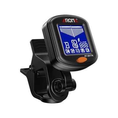 AROMA тюнер с зажимом, мини-портативное цифровое устройство настройки, многофункциональный ЖК-дисплей, вращающийся зажим