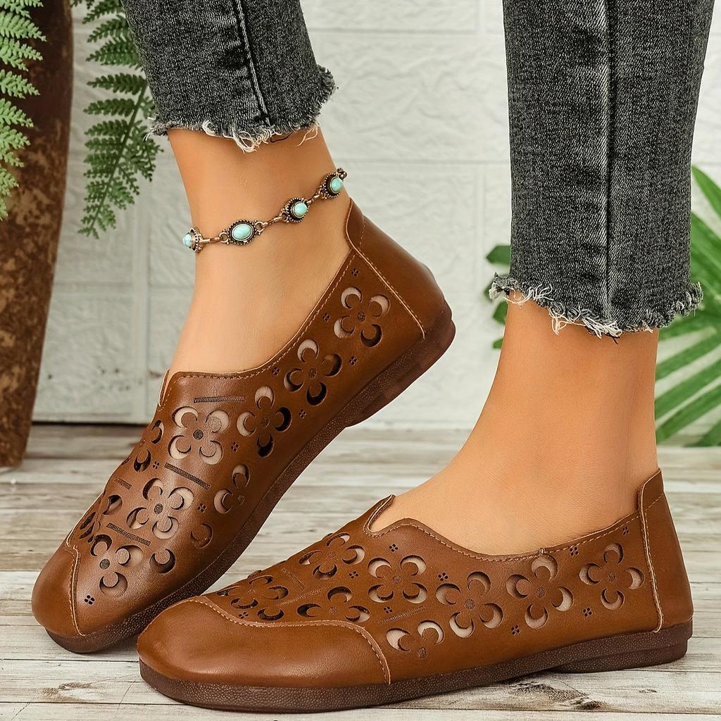 Новые балетки на плоской подошве с открытым носком, слипоны для женщин, коллекция весна 2025, большие размеры, повседневные слипоны