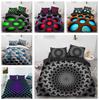 3D Digital Printed Honeycomb Pattern Bedding Set, Down Duvet Cover, Zipper Pillowcase AU/EU/US Single/double Bed Full Size Home Bedding