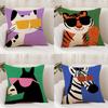 Мультяшный Животный Милый Чехол на Подушку Премиум Комфорт Двусторонний Чехол для Подушки - Двусторонний Дизайн для Дома и Автомобиля