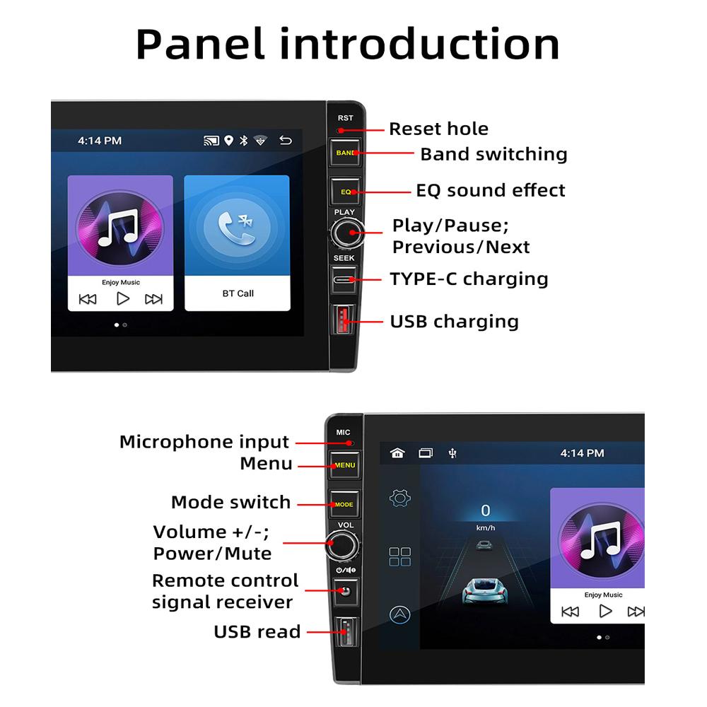 8 Inch WIFI Car Radio Stereo Multimedia For Hyundai Getz 1 2002-2011 With Button Knob Android 2Din GPS Navi Carplay Auto 2+32GB