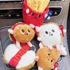 Newcomer Discount: Cute Hamburger Plush Keychain – Stuffed Toy Bread Pendant Bag Charm