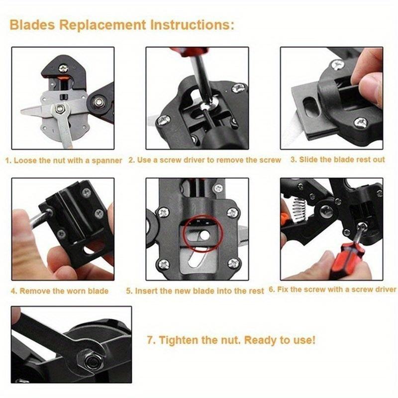 Эргономичные секаторы для прививки и обрезки с кнопкой безопасности