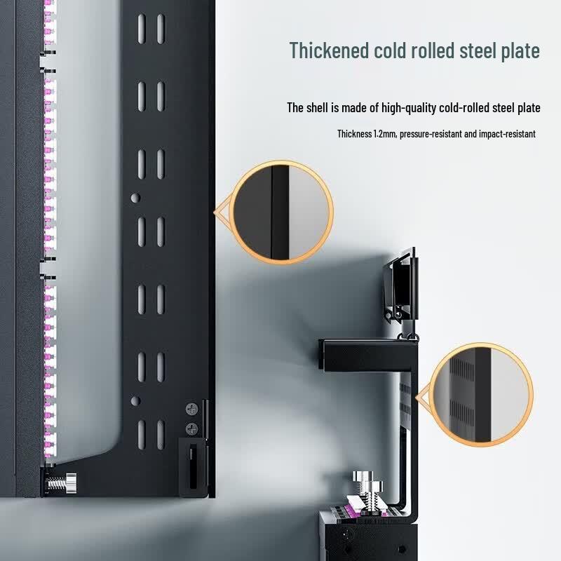 SAMZHE 1U 96-Port LC MPO Fiber Optic Patch Panel