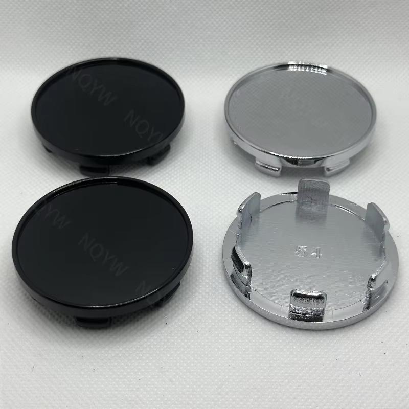 4 шт./лот 54 мм Колпачки на центр ступицы автомобильного колеса Крышки эмблемы колпака ступицы колесного диска автомобиля Автоаксессуары Подходят наклейки-декали с плоским логотипом 50 мм