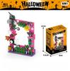 603PCS Halloween Building Block Set Pumpkin House DIY Educational Building Block Toy Children's Festive Gifts for Home Decor