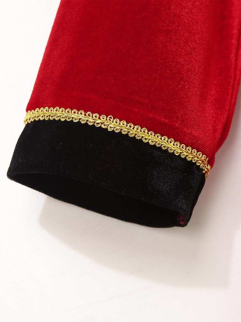 Женский пиджак-фрак для циркового представления S-3XL, Бархатный цирковой костюм, Цветные блоки, Лацканы, Длинный рукав, Костюм для сцены, Косплей, Хэллоуин