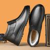 Medium non-slip men's shoes winter high-top cotton shoes warm and velvet casual