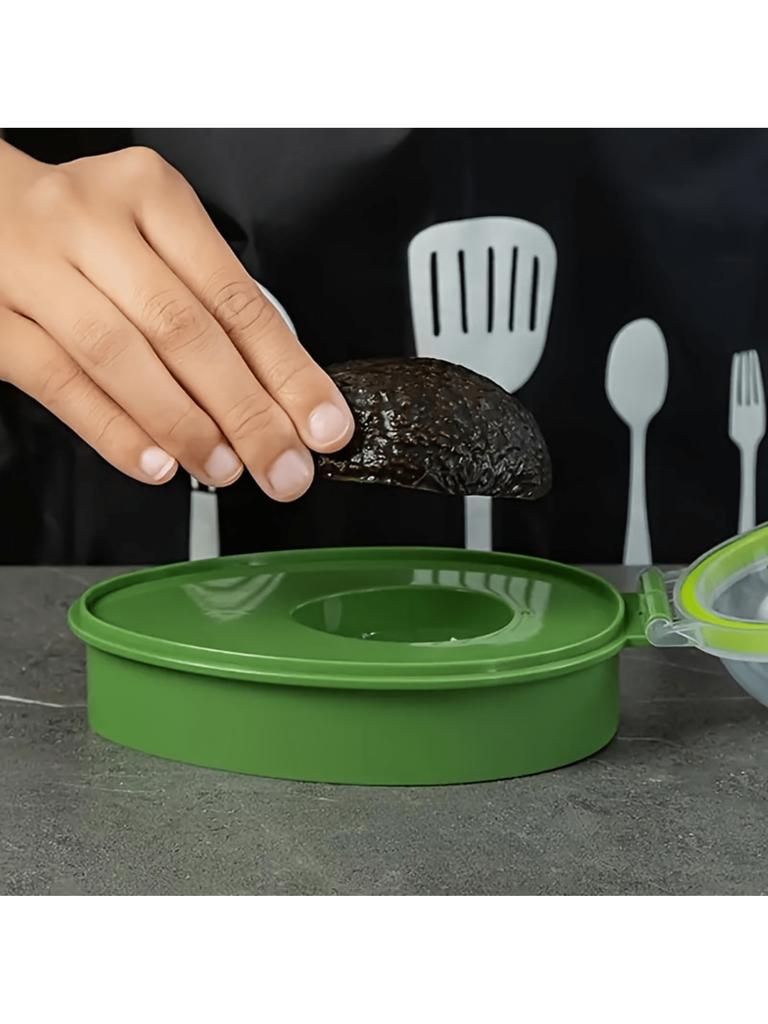 2pcs Reusable Avocado Preserving Box - Plastic Flip Top Avocado Preserving Box, Multi purpose