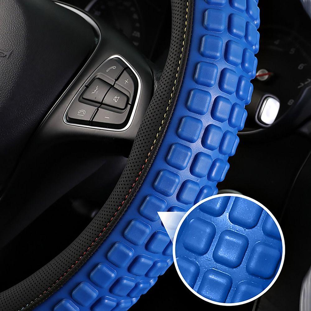 Нескользящий чехол на руль, круглый, в форме буквы D, автомобильные чехлы на колеса, чехол для перчаток, салон автомобиля