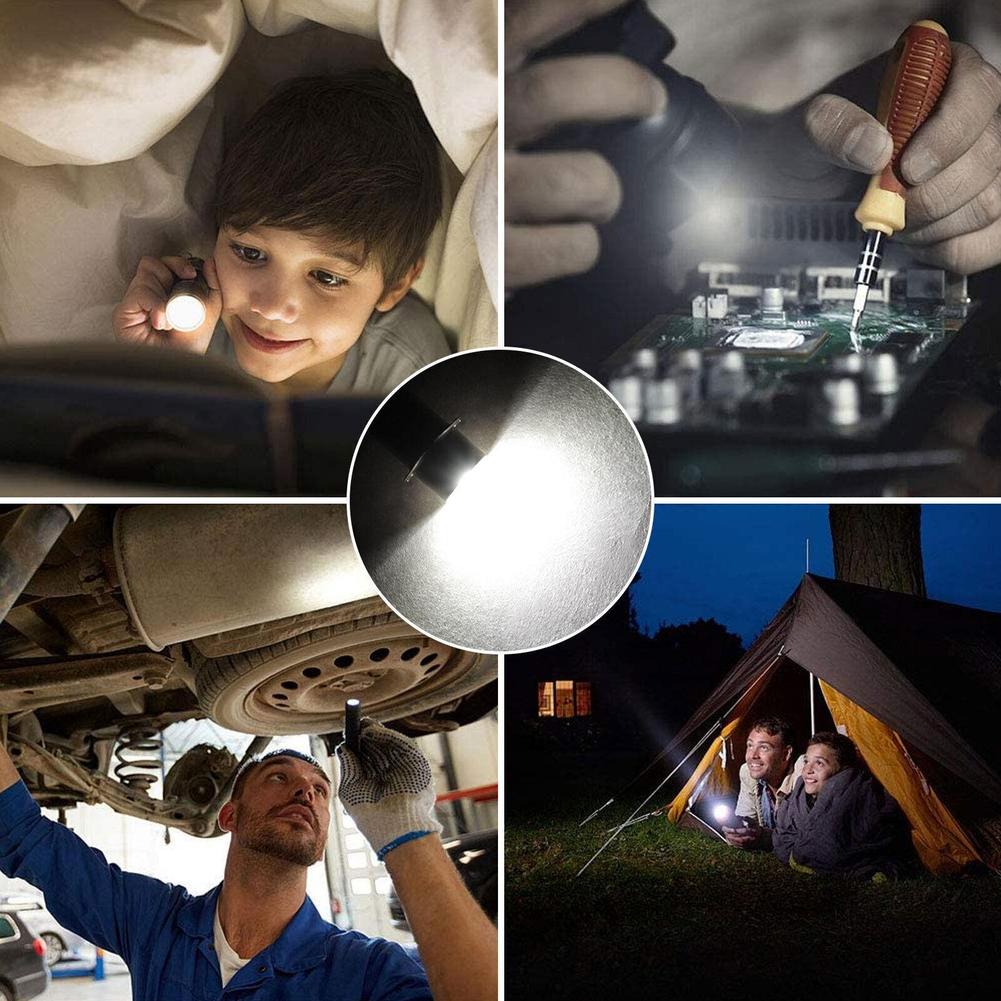 Светодиодные лампы 5 Вт для фонарика Maglite P13.5S E10 BA9S цоколь DC 6-24 В высокая яркость долговечные лампы для фонарика