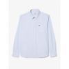 Lacoste Мужская рубашка Oxford Stripe Ch7552 54n E7b q2nCh7552 54nE7b