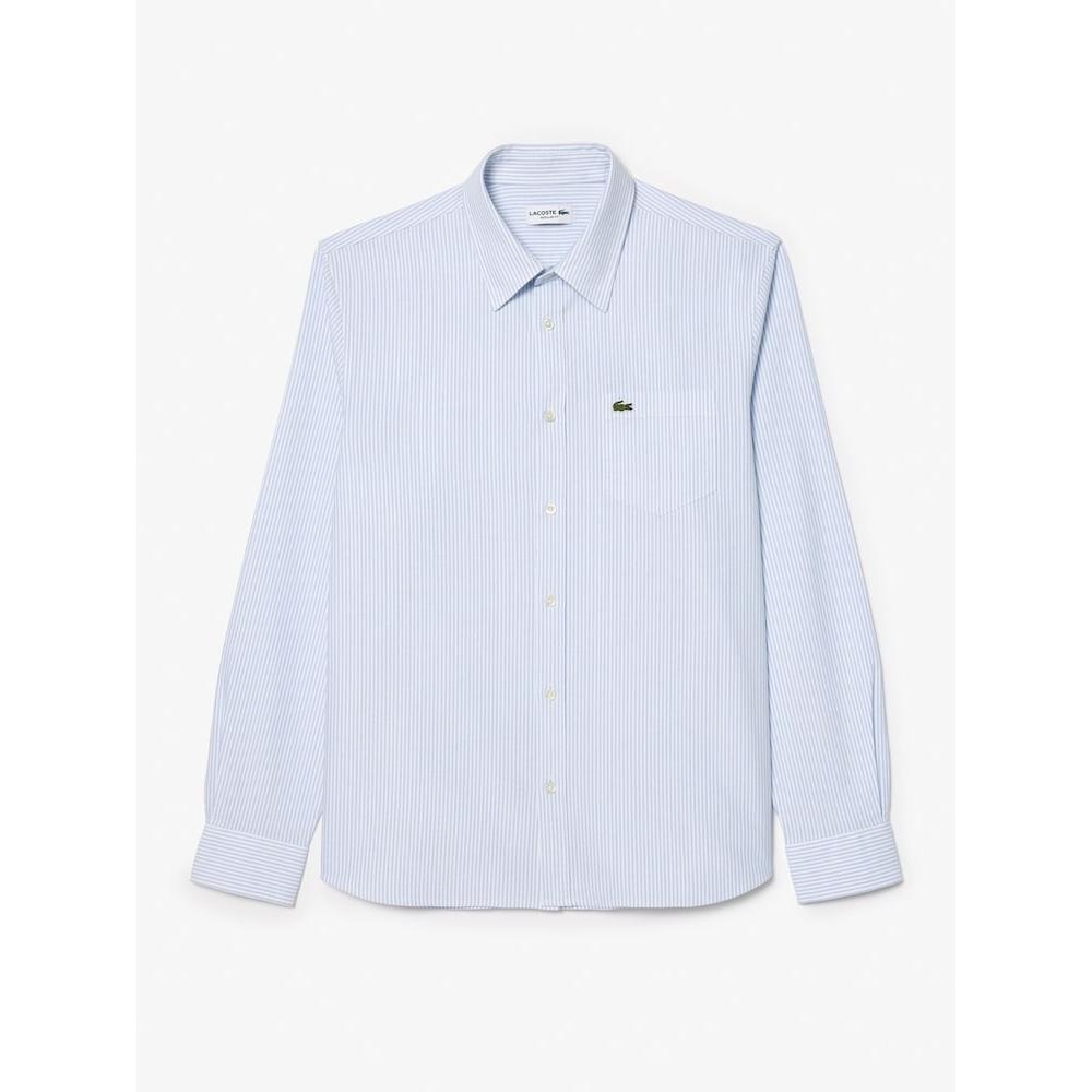 Lacoste Мужская рубашка Oxford Stripe Ch7552 54n E7b q2nCh7552 54nE7b
