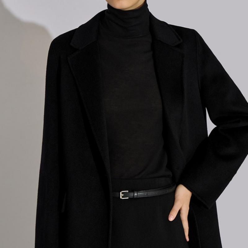  She S miSS шерстяное пальто ручной работы на одной пуговице Swhcto42010 Bk