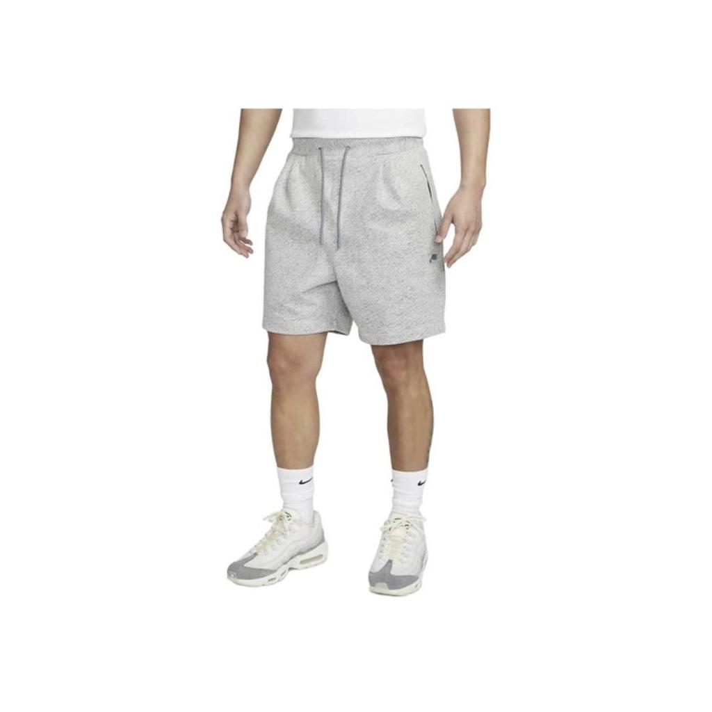 Nike Сплошной цвет с логотипом и принтом на шнурке, мужские шорты, серые DX0202-077