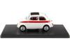 WHITEBOX Fiat 500 Cinquecento 1960 Белый FIAT 500 Литая модель автомобиля 1/24