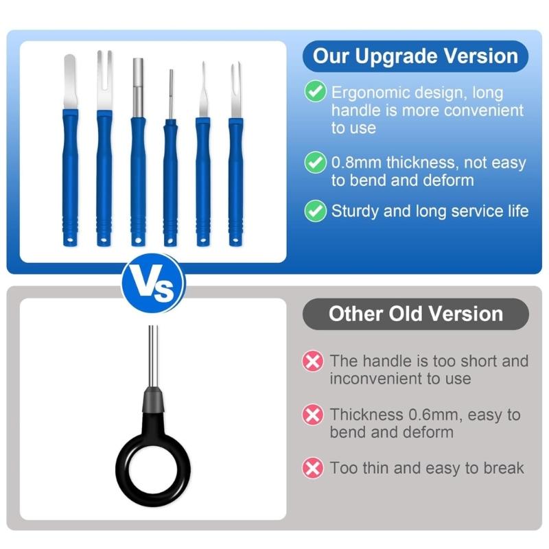 Universal  Car Terminal Pin Extractor Separator Tool Set For Precise And Damage Proof Wire Disassembly
